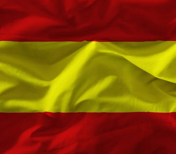 Bandera España Con Textura Color — Foto de Stock