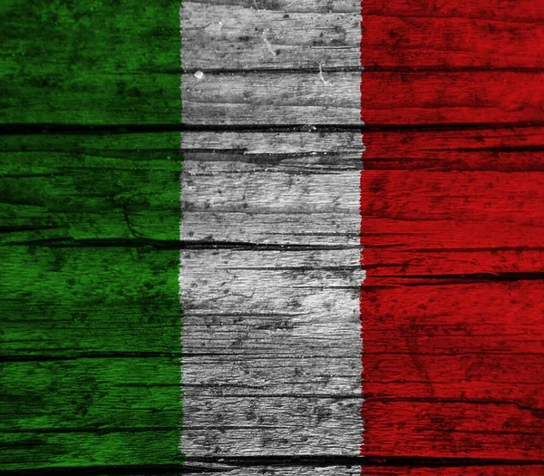 Bandiera Italia Con Texture Colorata — Foto Stock