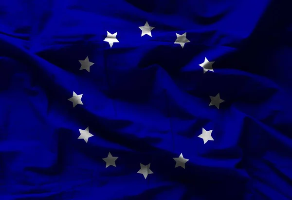 Bandera Color Textura Europa — Foto de Stock