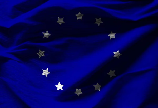 Colored Flag Europe Texture — Stock Photo, Image