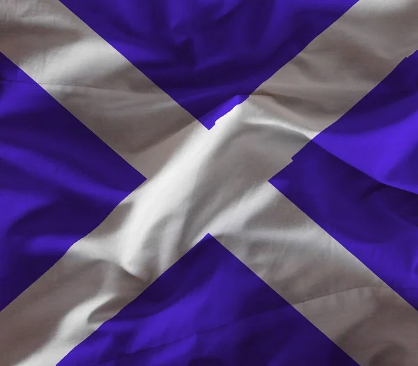 scotland flag with colored texture