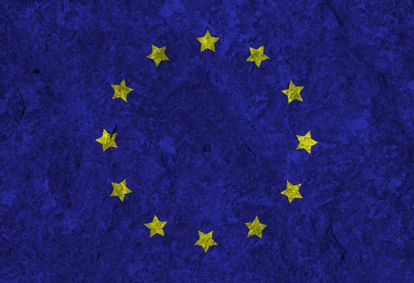 Colored Flag Europe Texture — Stok fotoğraf