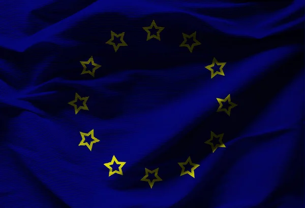 Színes Zászló Európai Textúra — Stock Fotó