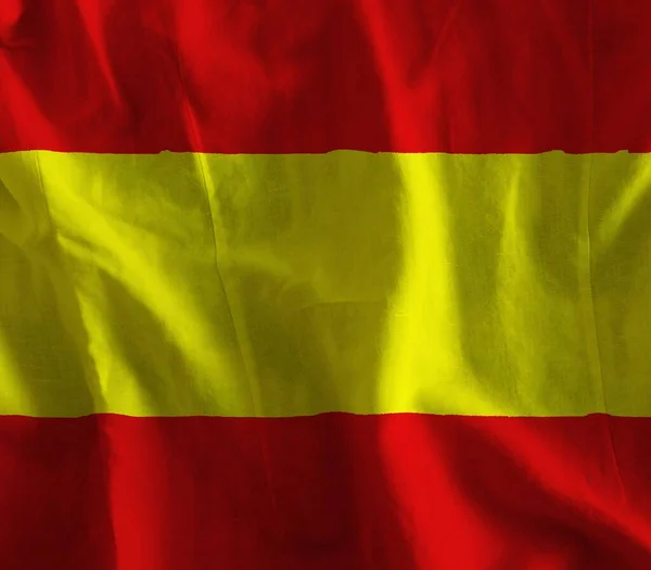Spansk Flagga Med Färgad Textur — Stockfoto
