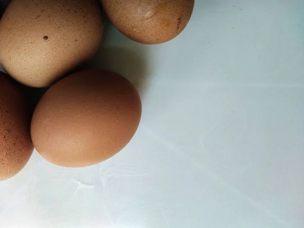 Eieren Textuur Keuken Achtergrond — Stockfoto