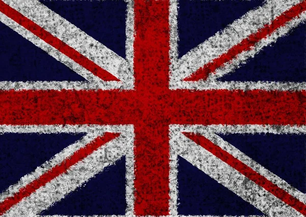 Konsistens Storbritanniens Flagga — Stockfoto