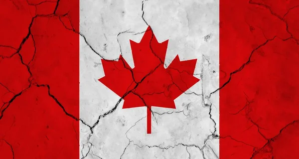 Colorful Texture Flag Canada — Stock Photo, Image