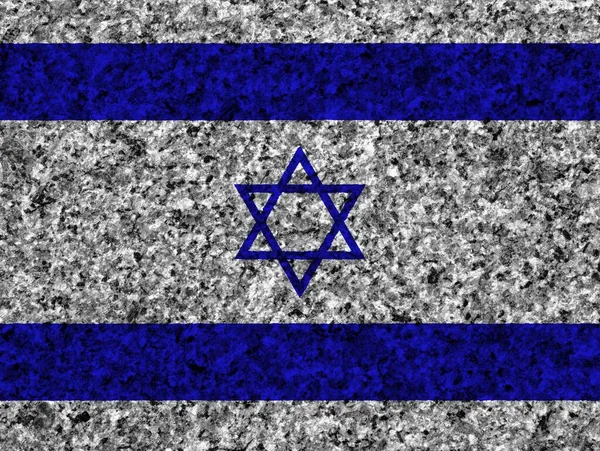 イスラエルの色鮮やかな旗 — ストック写真