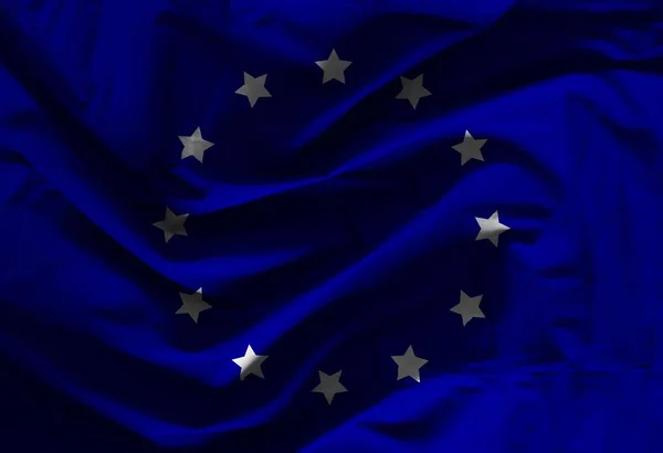 Kolorowa Flaga Europy Tekstury — Zdjęcie stockowe