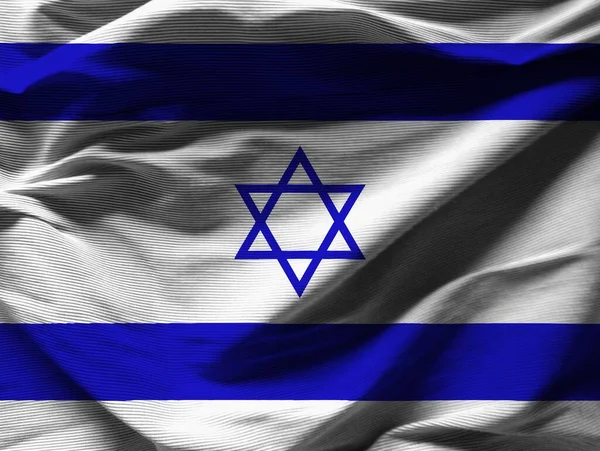 Bunte Flagge Israels — Stockfoto