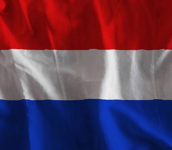 Nizozemská Vlajka Barevnou Texturou — Stock fotografie