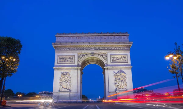 The Triumphal Arch in the early morning, Paris. Stock Image
