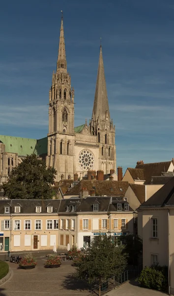 Catedral de Nuestra Señora de Chartres, Francia . — Foto de Stock