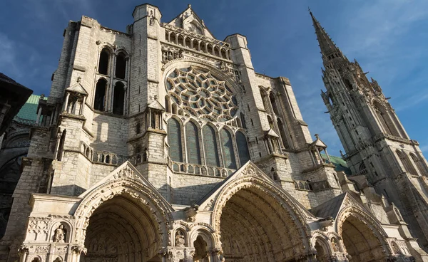 Domkyrkan Our Lady av Chartres, Frankrike. — Stockfoto