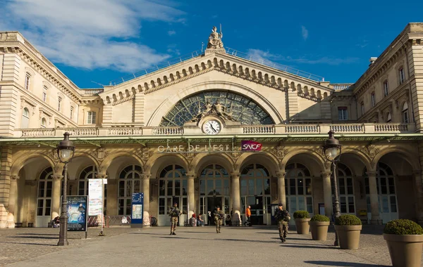 The Gare de l'Est railway station, Paris, France. — ストック写真