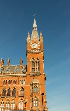 Aziz Pancras tren istasyonu, Londra, İngiltere.