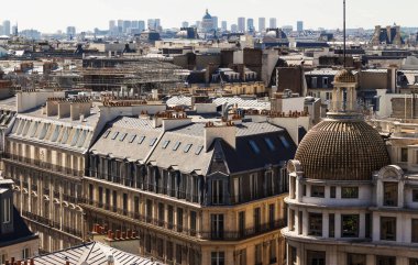 Havadan görünümü Paris evlere, Fransa.