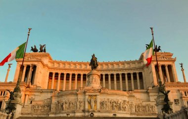Ulusal Anıt Victor Emmanuel II, Roma, İtalya.