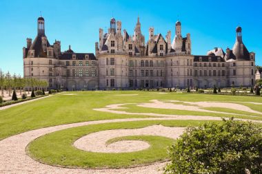 Kalenin Chambord içinde Loire Valley (Fransa). 1519-1547 inşa.