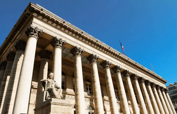 The Bourse of Paris- Brongniart palace, Paris, France . — стоковое фото