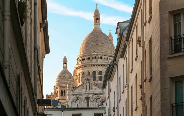 Basilikan sacre-coeur i montmartre, paris. — Stockfoto