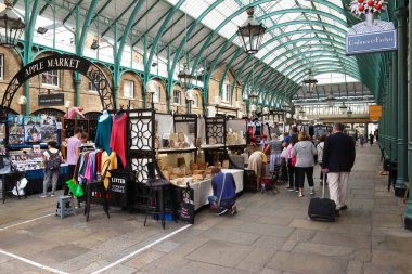 Londra Covent Garden View pazarda.