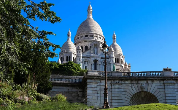 Bazilika Sacre Coeur, Paříž, Francie. — Stock fotografie