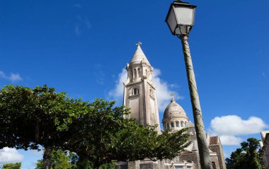 Balata katedral, Martinique Adası, Fransız Batı Hindistan.