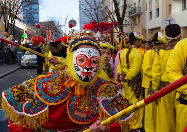 The Chinese New Year parade, Paris, France. — Stock Photo, Image