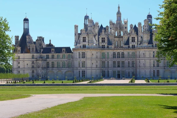Castle Chambord Unique Architectural Jewel Built Starting 1519 Has Become — Stock Photo, Image