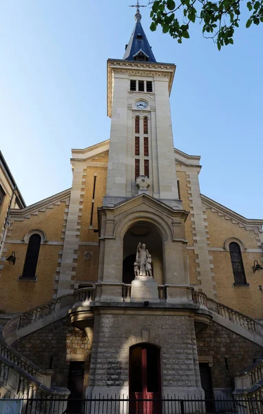 Iglesia Católica Romana Saint Jean Baptiste Salle Situada Distrito París — Foto de Stock