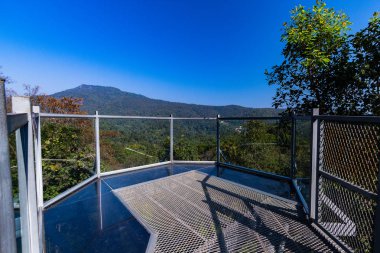 View Point gölgelik yürüyüş yolu Kraliçe Sirikit Botanik Bahçesi