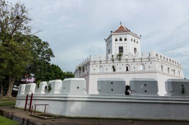 Santi Chai Prakan halk Parkı veya Suan Santichai Prakan, Bangkok, Tayland