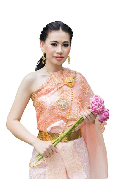 Красивая традиционная тайская одежда — стоковое фото