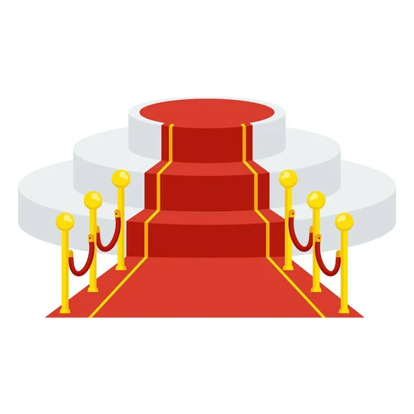 Alfombra roja para celebridades — Vector de stock