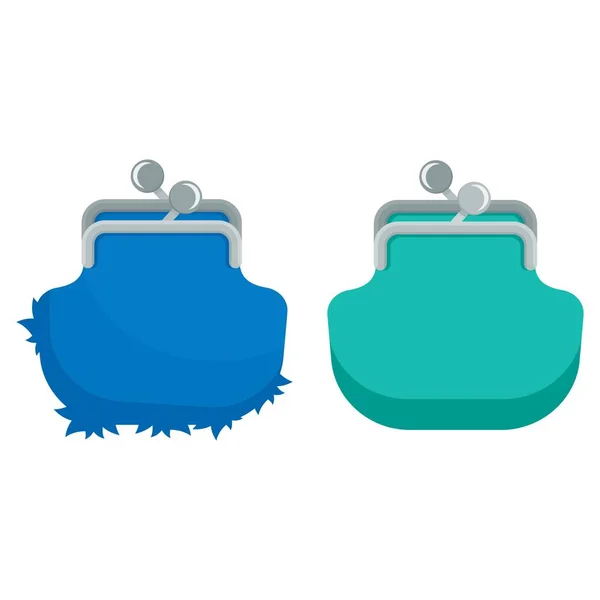 Two purse icons — Stock Vector