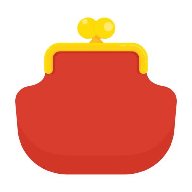 Kırmızı cüzdan simgesi