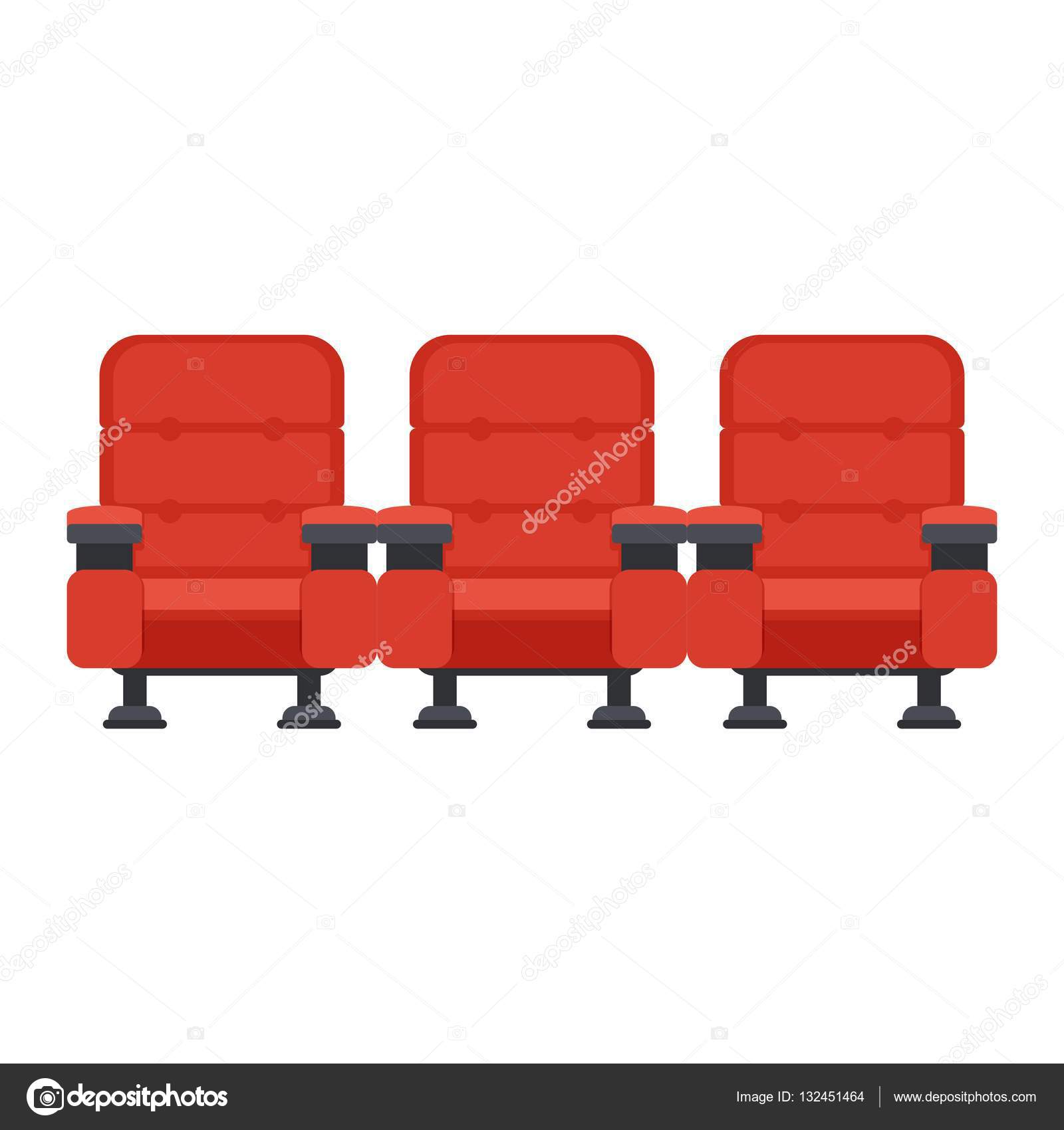 Red Cinema Chairs Stock Vector Image By Quarta 132451464 Red Cinema Chairs Stock Vector Image By Quarta 132451464