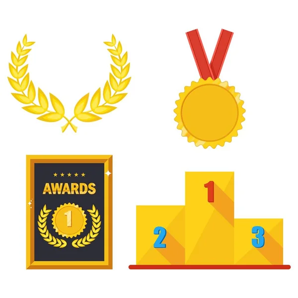 Vector gouden awards — Stockvector