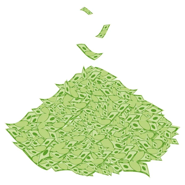 Pile d'argent — Image vectorielle