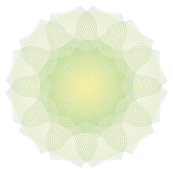 Guilloché motif étoile — Image vectorielle