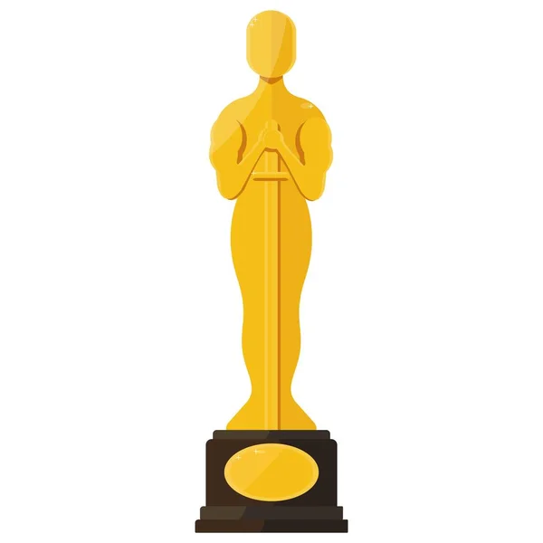 Oscar film festival award — Stock Vector
