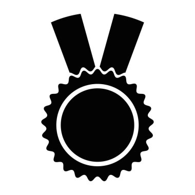 siyah madalya simgesi