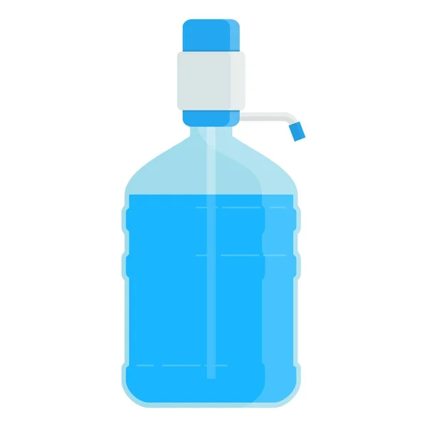 Nagy palack vízzel — Stock Vector