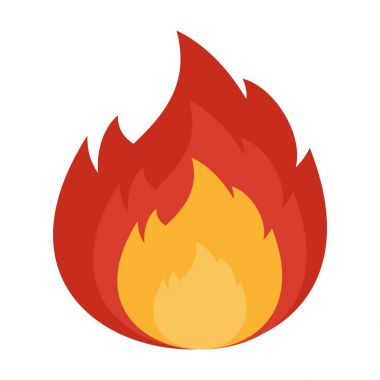 alev ateş etmek beyaz