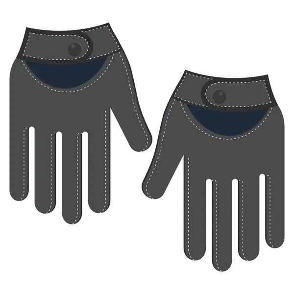革男性手袋 — ストックベクタ