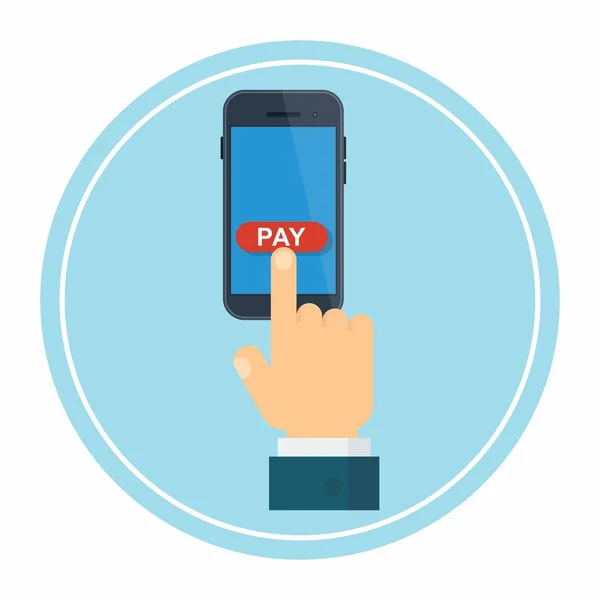 Paiement mobile payer — Image vectorielle