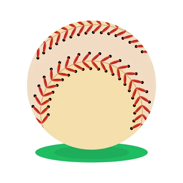 Ícone de bola de beisebol — Vetor de Stock
