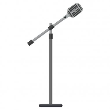 Gümüş stüdyo mikrofon