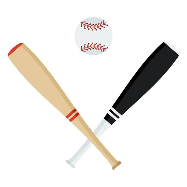 Bola de taco de beisebol —  Vetores de Stock